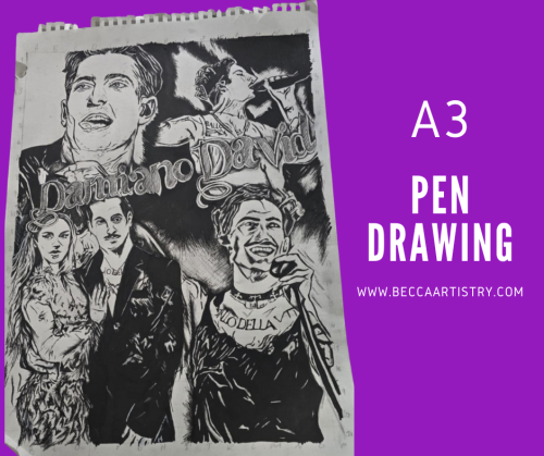 PEN DRAWING A3